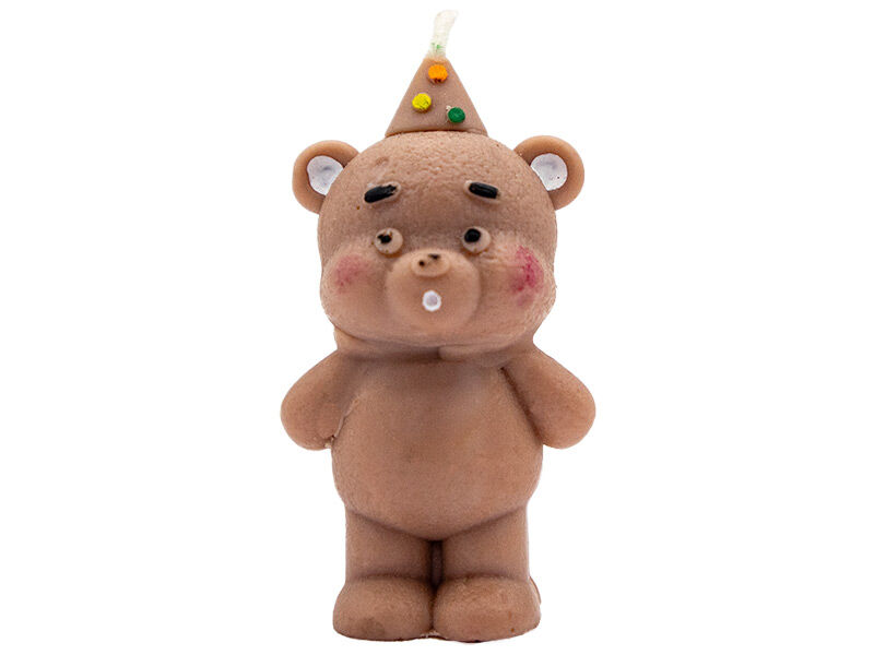 Mini Ayıcık Silikon Mum Kalıbı M-214 - 2