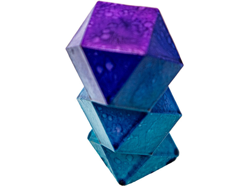 Mini Geometrik Silikon Mum Kalıbı M-280 - 6