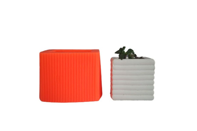 Mini Helezon Beton Saksı Kalıbı B-94 - Kimyacınız