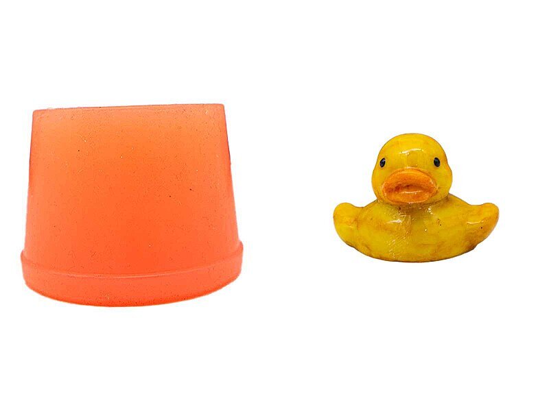 Mini Ördek Silikon Mum Kalıbı M-330 - Kimyacınız