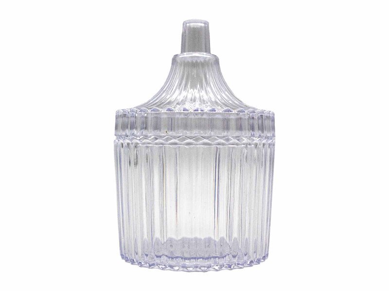 Mini Yuvarlak Mika Şekerlik Kutu 100 Adet - 2