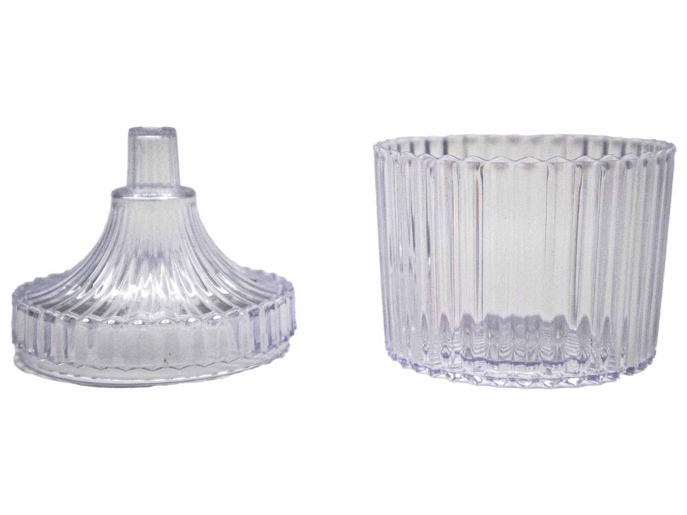 Mini Yuvarlak Mika Şekerlik Kutu 250 Adet - 4