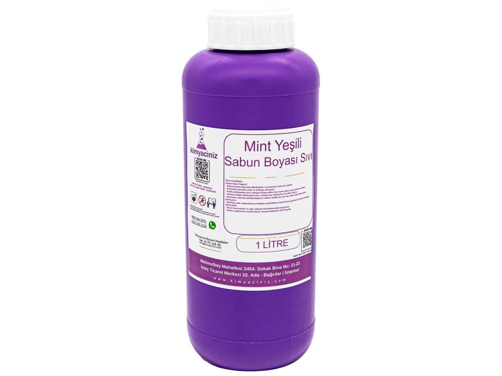Mint Yeşili Sabun Boyası - Sıvı 1 LT - 1