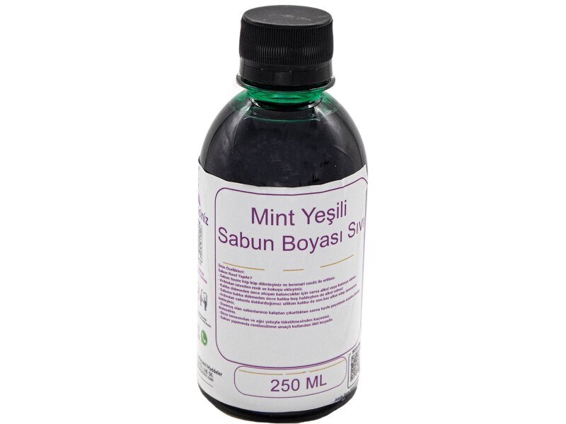 Mint Yeşili Sabun Boyası - Sıvı 250 CC - Kimyacınız