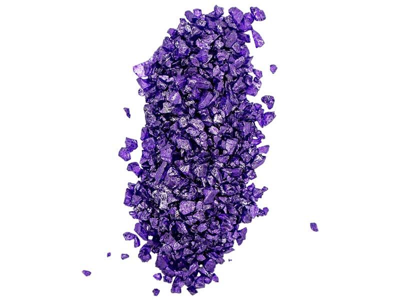 Mor Büyük Cam Kırığı 1 KG - 1