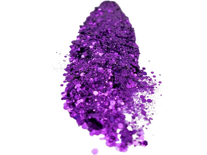 Mor Glitter Sim Süsleme Aksesuarı 100 GR - 3
