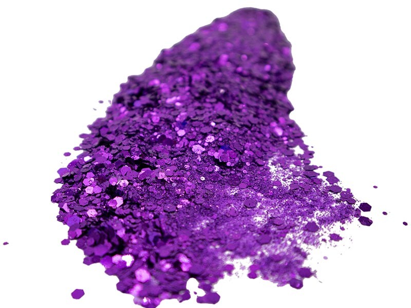 Mor Glitter Sim Süsleme Aksesuarı 100 GR - Kimyacınız