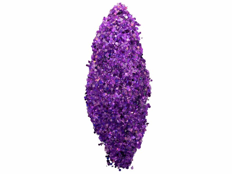 Mor Glitter Süsleme Aksesuarı 100 GR - 3