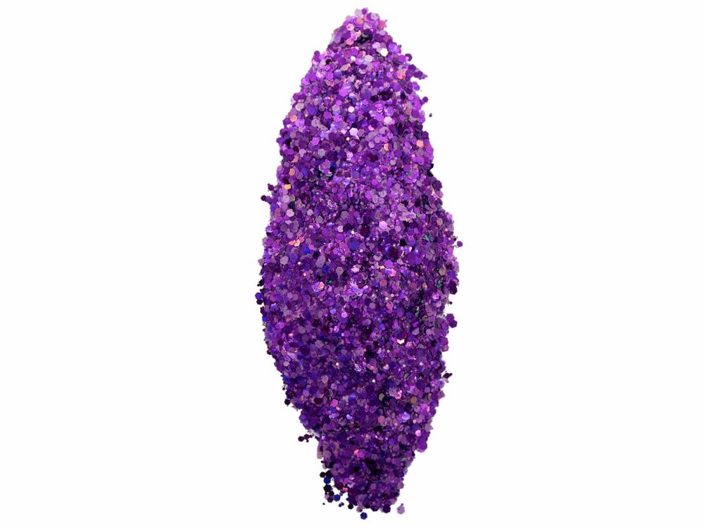 Mor Glitter Süsleme Aksesuarı 100 GR - 3