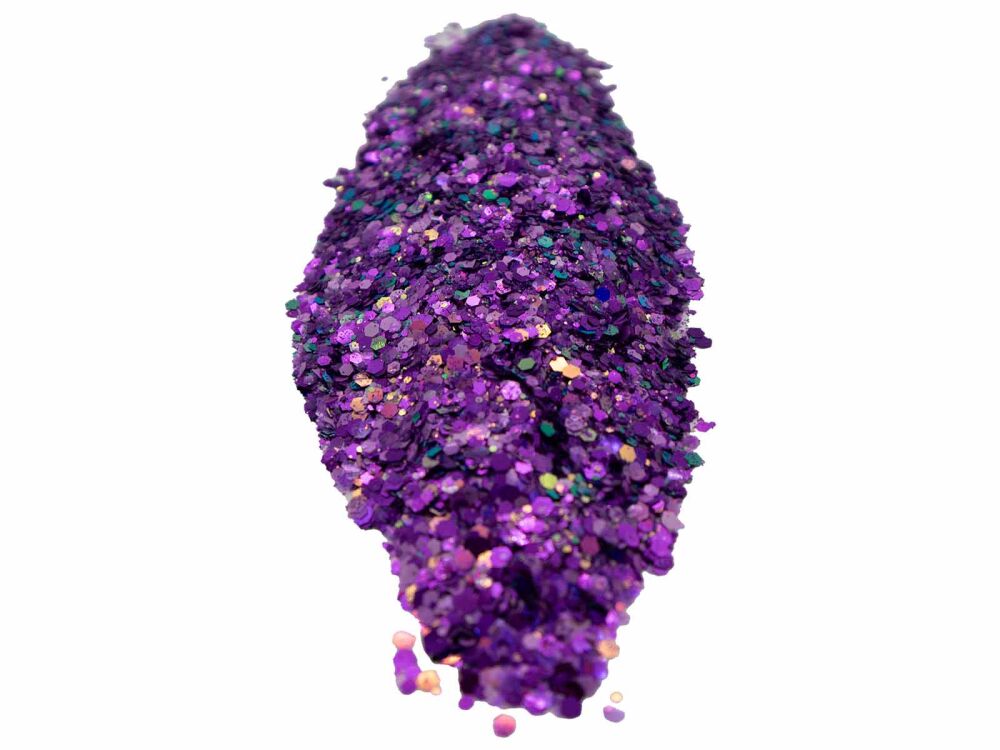Mor Glitter Süsleme Aksesuarı 100 GR - 4