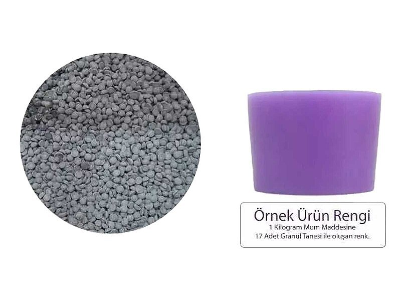 Mor Granül Mum Boyası 1 KG - 2