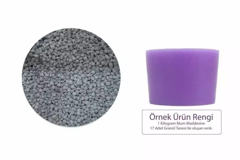 Mor Granül Mum Boyası 10 GR - 2