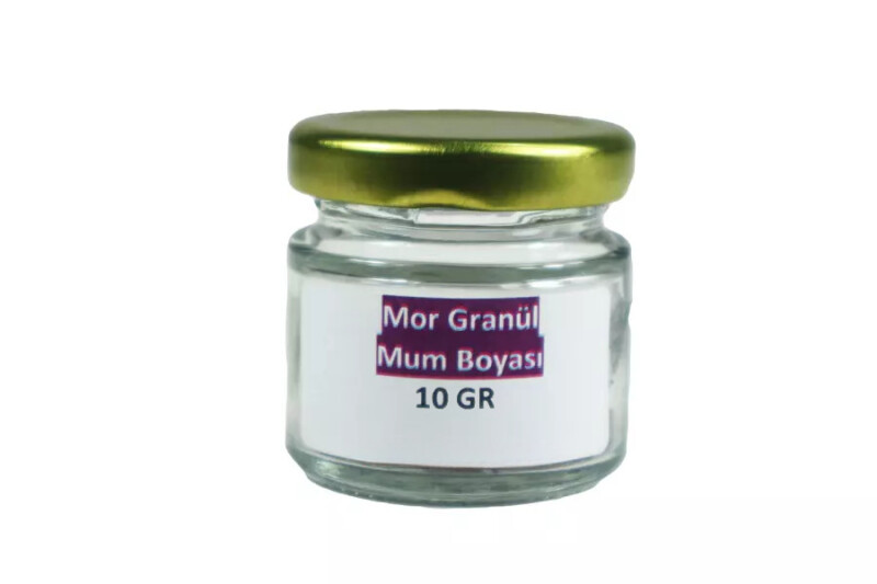 Mor Granül Mum Boyası 10 GR - 1