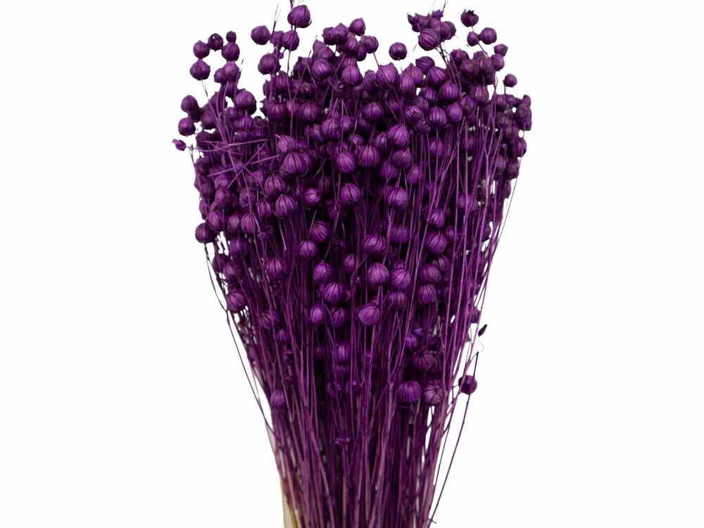 Mor Keten Otu Kuru Çiçek Demeti 10 GR - 1