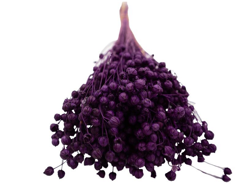 Mor Keten Otu Kuru Çiçek Demeti - 3