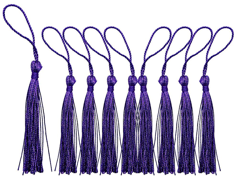 Mor Püskül 100 Adet - 1