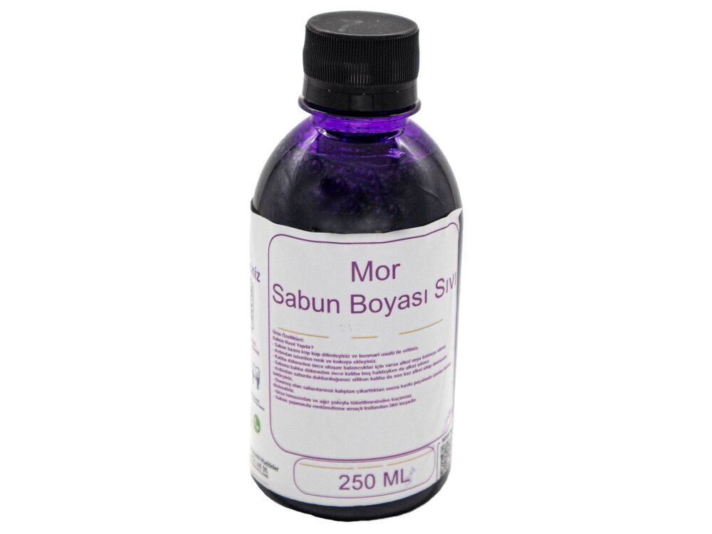 Mor Sabun Boyası - Sıvı 250 CC - 1