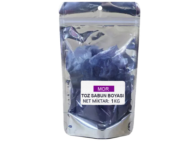 Mor Toz Doğal Sabun Boyası 1 KG - Kimyacınız