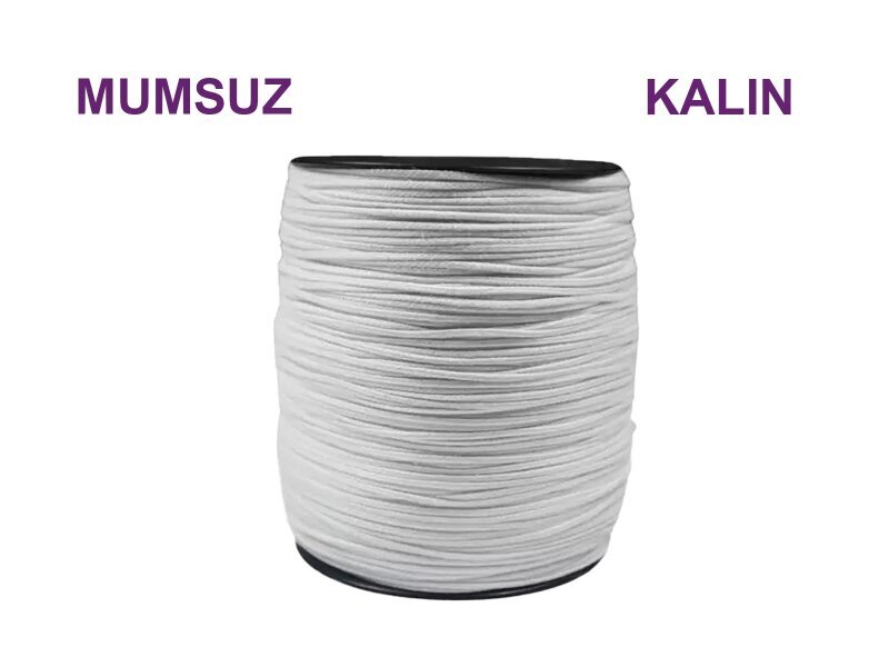 Mum Fitili Kalın 350 Metre - Mumsuz Fitil - Kimyacınız