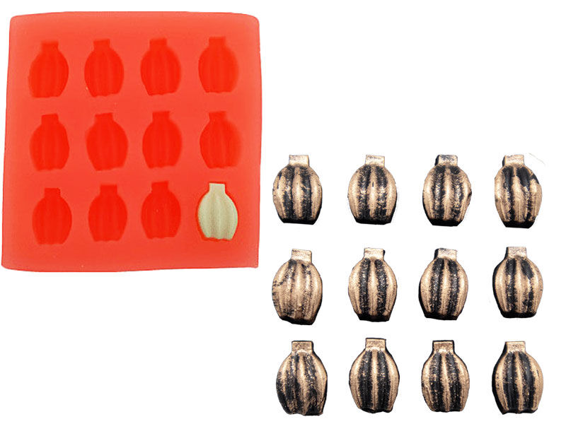 Muz Silikon Mum Kalıbı M-162 - 1