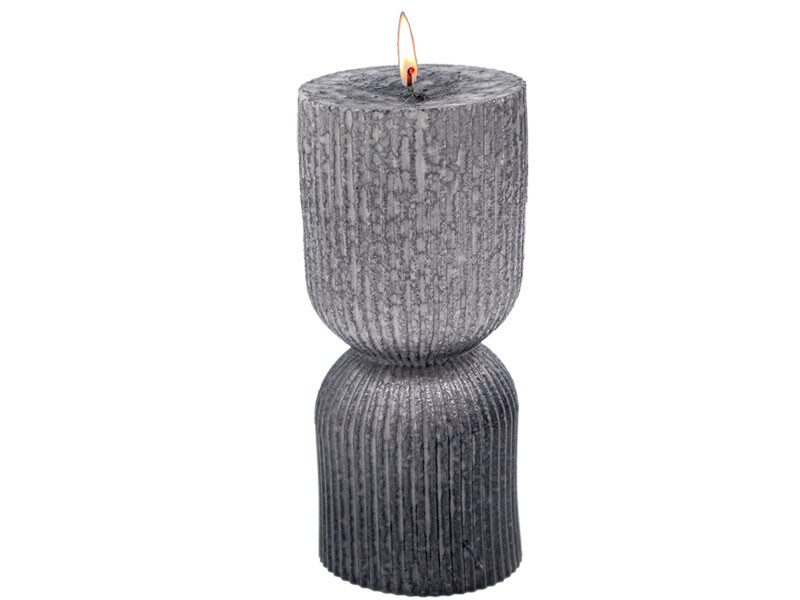 Nervürlü Küçük Sütun Silikon Mum Kalıbı M-146 - 6