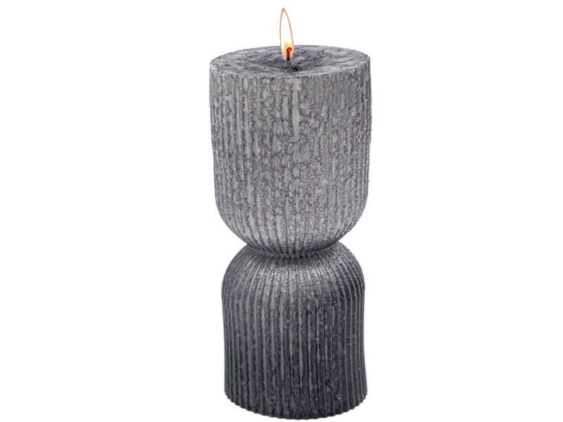 Nervürlü Küçük Sütun Silikon Mum Kalıbı M-146 - 6