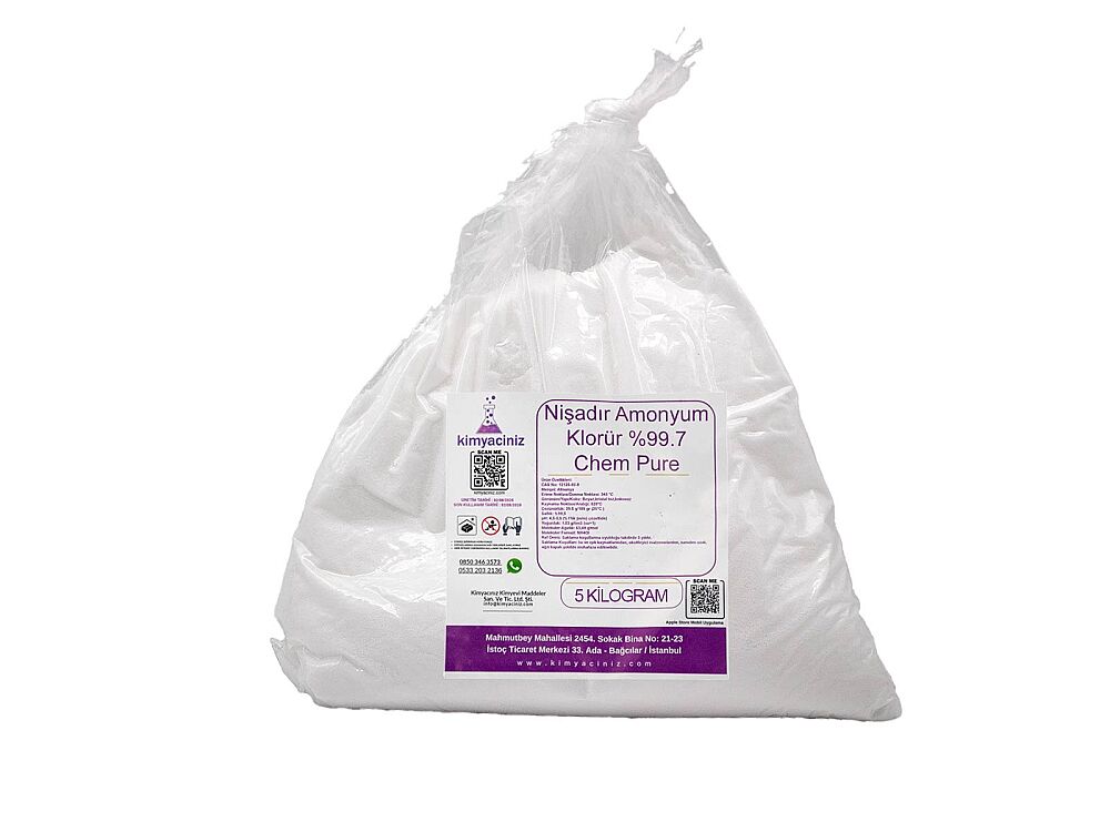 Nışadır Amonyum Klorür %99.7 - Chem Pure 5 KG - 1