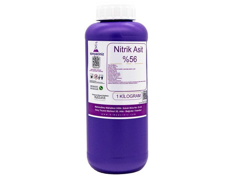 Nitrik Asit %56 1 KG - Kimyacınız