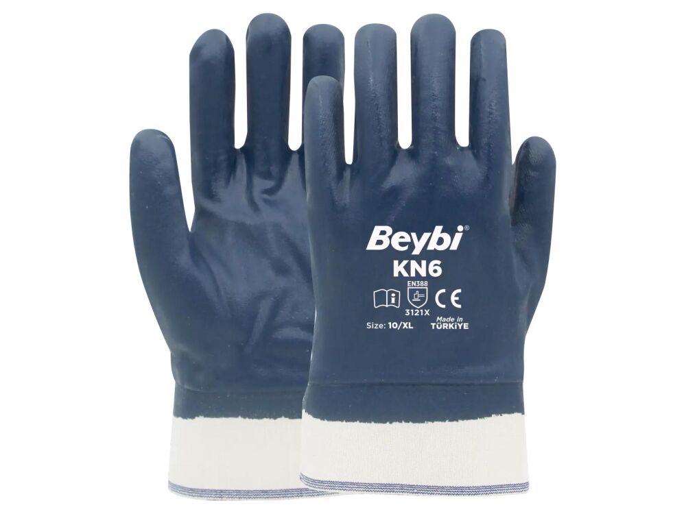 Nitril İş Eldiveni 12 Adet - 1