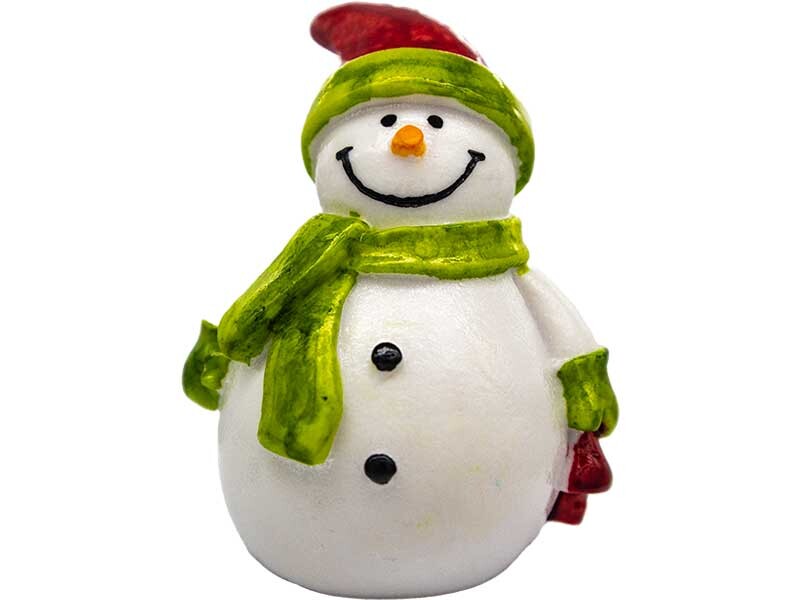 Noel Konseptli Kardan Adam Silikon Mum Kalıbı M-19 - 4