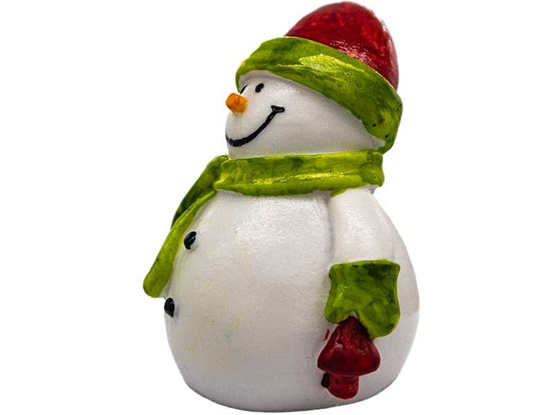 Noel Konseptli Kardan Adam Silikon Mum Kalıbı M-19 - 5