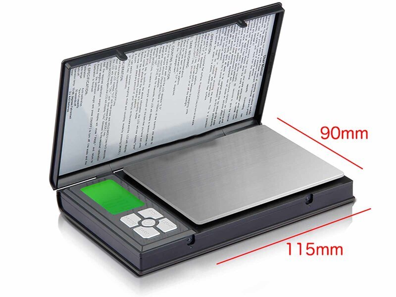 Notebook Kapaklı Dijital Cep Terazisi (500 g / 0.01 g) - 3