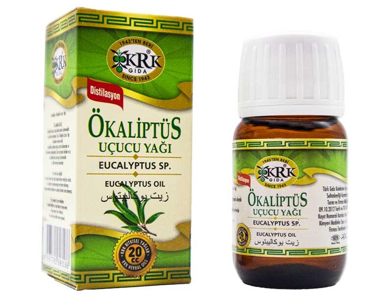 Okaliptus Uçucu Yağı 20 CC 12 Adet - KRK GIDA