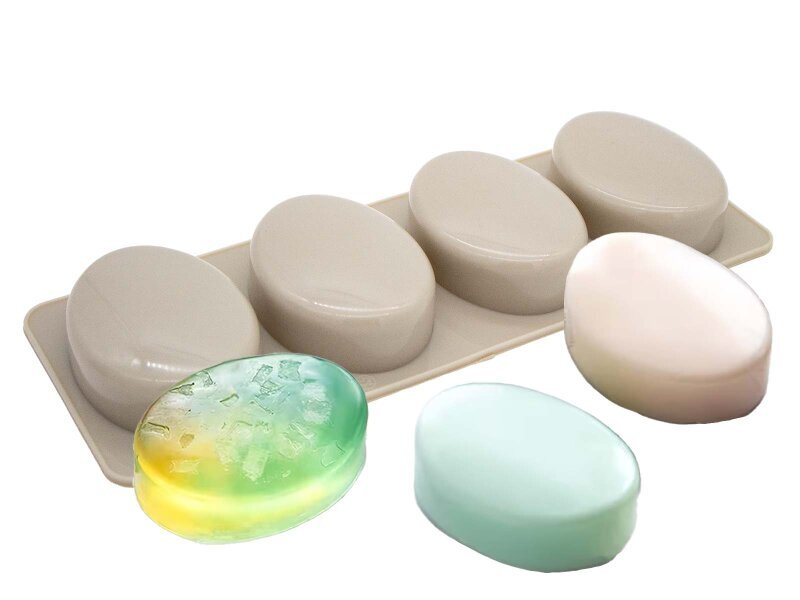 Oval 4'lü Silikon Kalıbı KM-793 - Kimyacınız