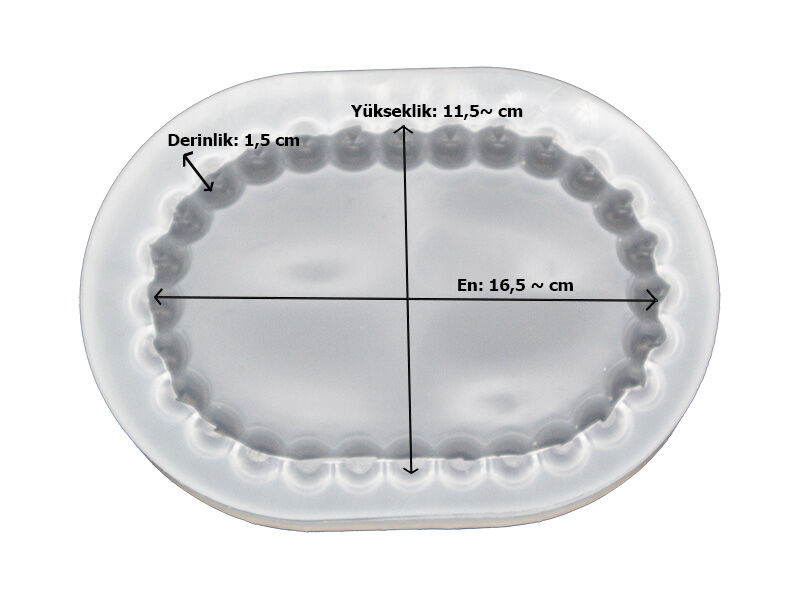 Oval Bubble Tabak Epoksi Kalıbı EPK-883 - 2