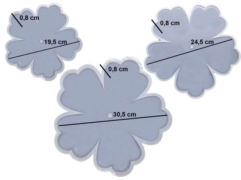 Papatya Model Katlı Sunumluk Epoksi Kalıbı EPK-901 - 2