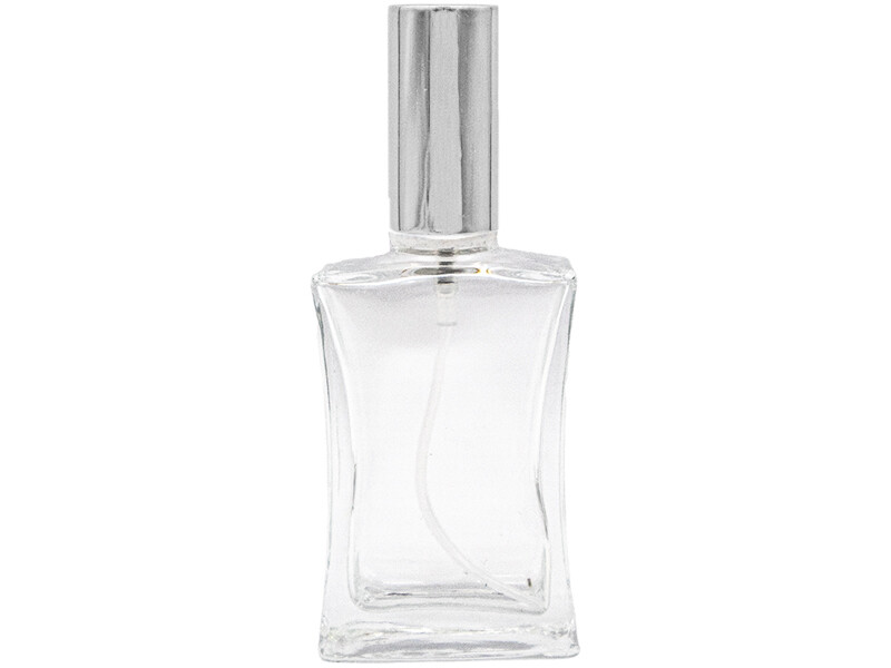 Parfüm Şişesi Gümüş Kapak - 50 CC 10 Adet - 1