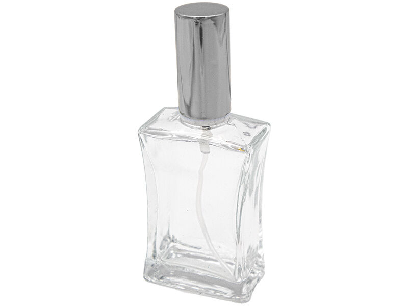 Parfüm Şişesi Gümüş Kapak - 50 CC 10 Adet - 2