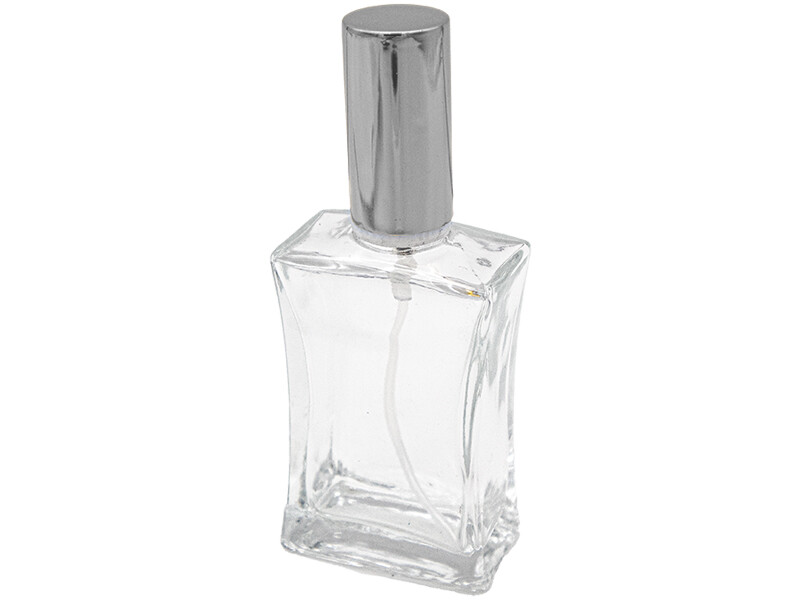 Parfüm Şişesi Gümüş Kapak - 50 CC 50 Adet - 2