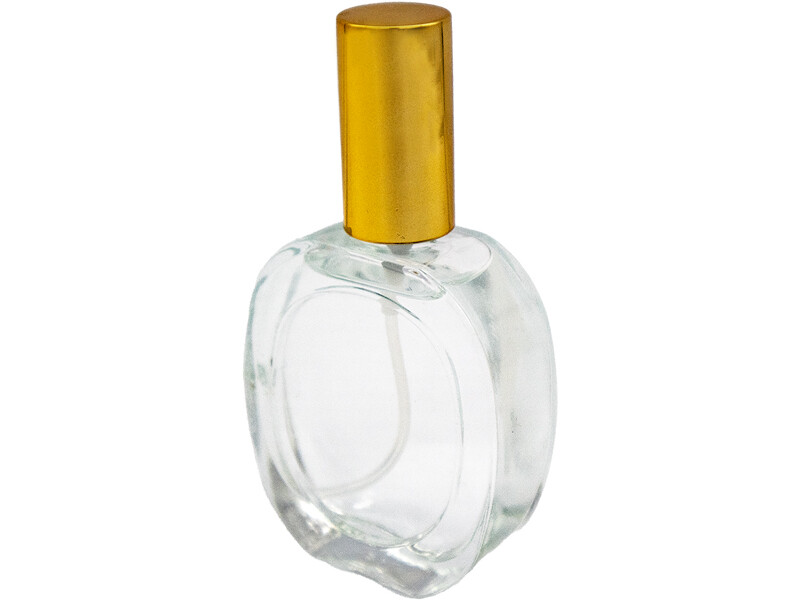 Parfüm Şişesi Oval Gold Kapak - 50 CC 10 Adet - 3