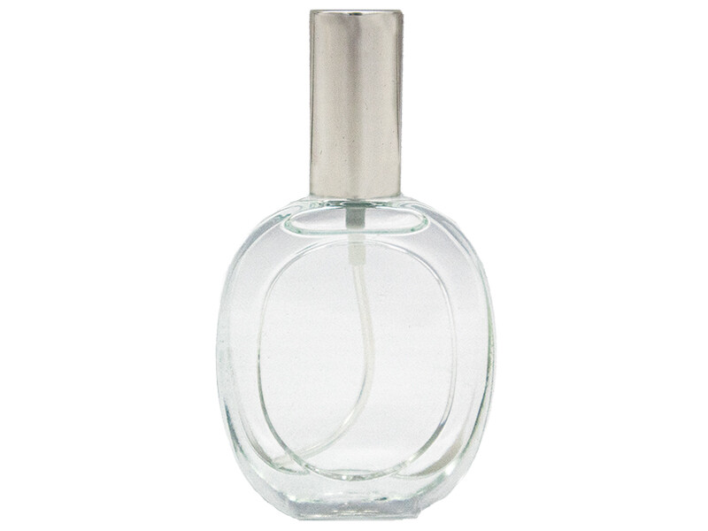 Parfüm Şişesi Oval Gümüş Kapak - 50 CC 112 Adet - Diğer