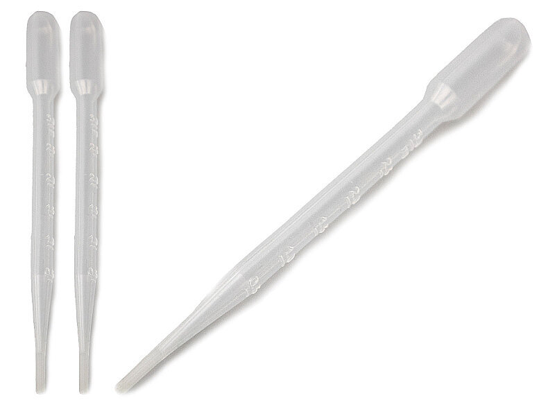 Pastör Pipeti 3 ML Plastik - Damlalık 100 Adet - Kimyacınız