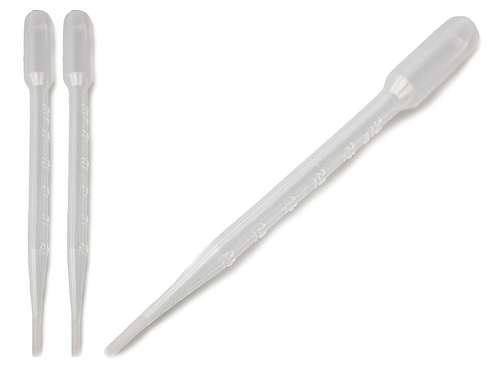 Pastör Pipeti 3 ML Plastik - Damlalık 100 Adet - 1