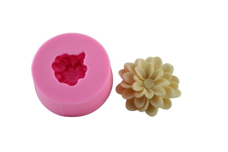 Patates Çiçeği Silikon Kalıbı GÜL-40 - Kimyacınız