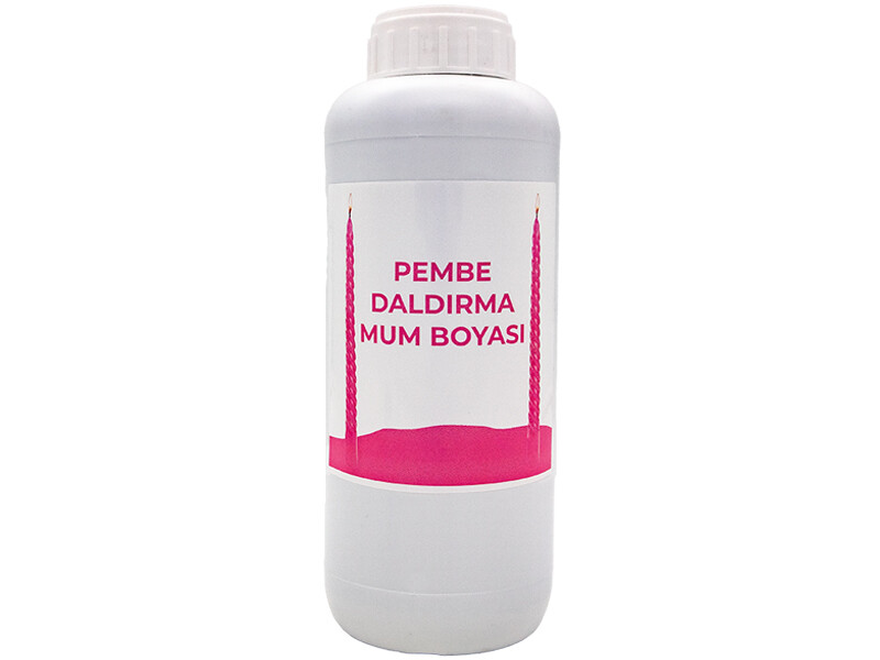 Pembe Daldırma Sıvı Mum Boyası 1 LT - Kimyacınız