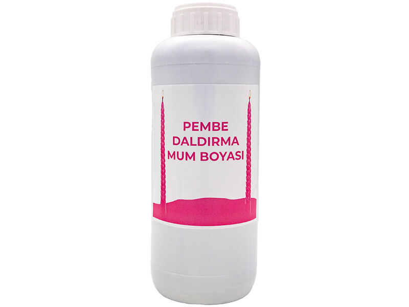 Pembe Daldırma Sıvı Mum Boyası 1 LT - 1
