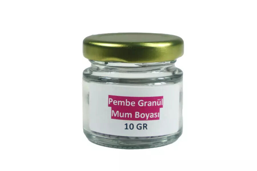 Pembe Granül Mum Boyası 10 GR - 1