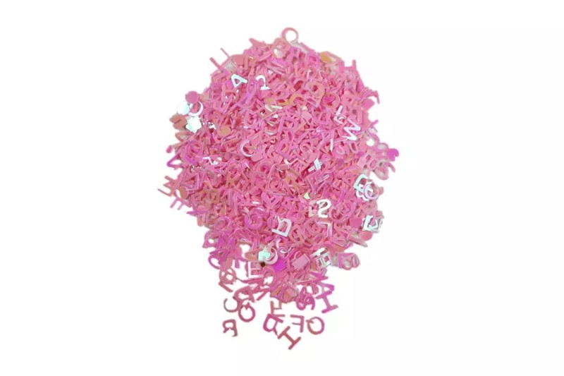 Pembe Harf Desenli Süsleme Aksesuarı 25 GR - Kimyacınız