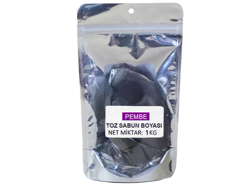 Pembe Toz Doğal Sabun Boyası 1 KG - Kimyacınız
