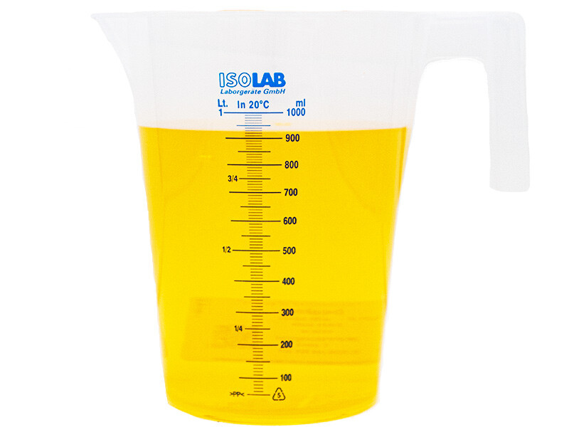 Plastik Beher - PP 1000 ML - Kimyacınız